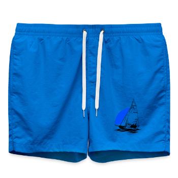 RS Feva XL Sailboat Youth Sailing Dinghy Regatta - Swim Trunks - cobalt blue - Front