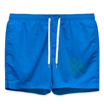 Sweat à capuche, t-shirt et oreiller éventail Mönchengladbach 1900 - Short de bain - cobalt blue - Devant - AI Model Male 185 light (185cm)