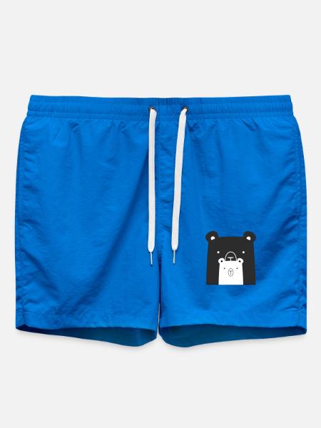 Bären Bär Eisbär Braunbär I Geschenkidee - Badeshorts - Cobalt blue