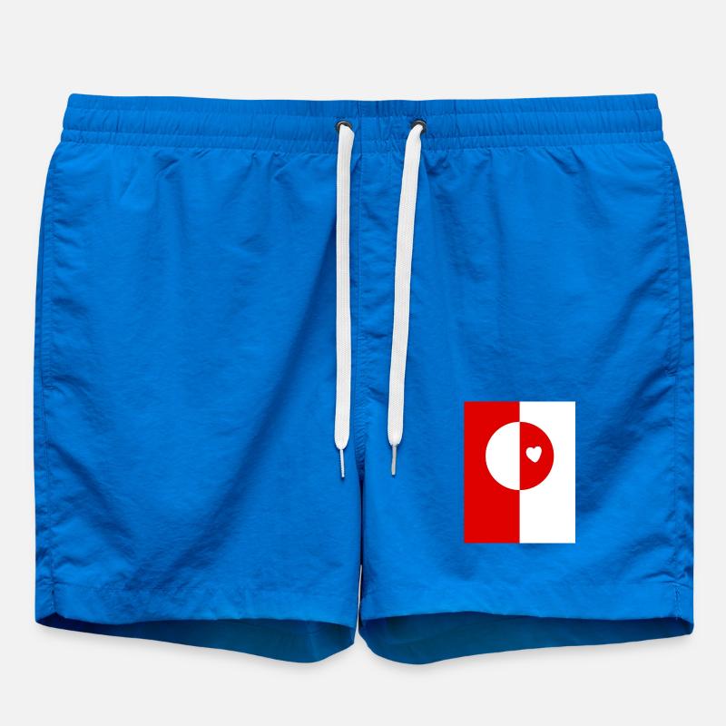 Drapeau du Groenland - Short de bain - cobalt blue