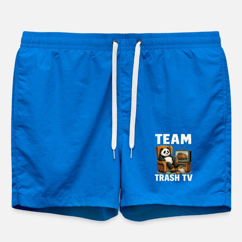 Team Trash TV - Short de bain - cobalt blue