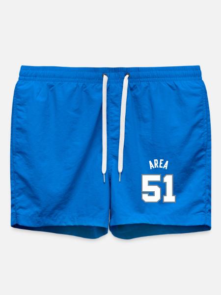 ZONE 51 White - Short de bain - cobalt blue