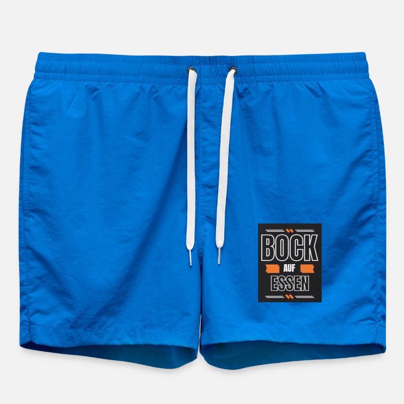 Bock auf Essen - Badeshorts - Cobalt blue