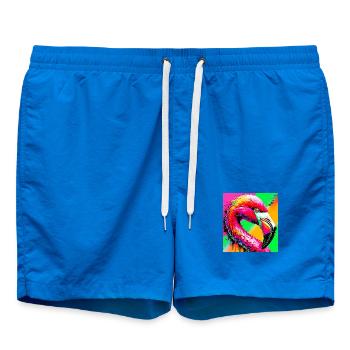 Flamingo - Badeshorts - Cobalt blue - Vorne - AI Model Male 185 light (185cm)