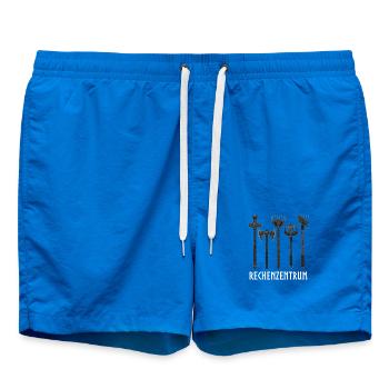Rechenzentrum lustige Programmierer Sprüche - Badeshorts - Cobalt blue - Vorne - AI Model Male 185 light (185cm)
