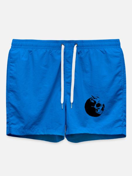 killing moon skull mond - Swim Trunks - cobalt blue