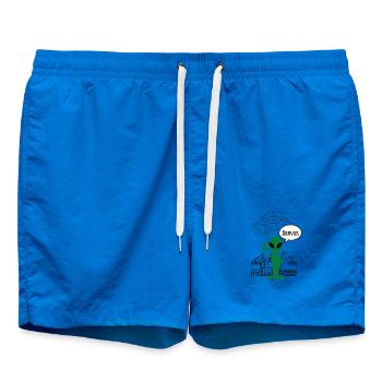 Servus Alien ART - Badeshorts - Cobalt blue - Vorne