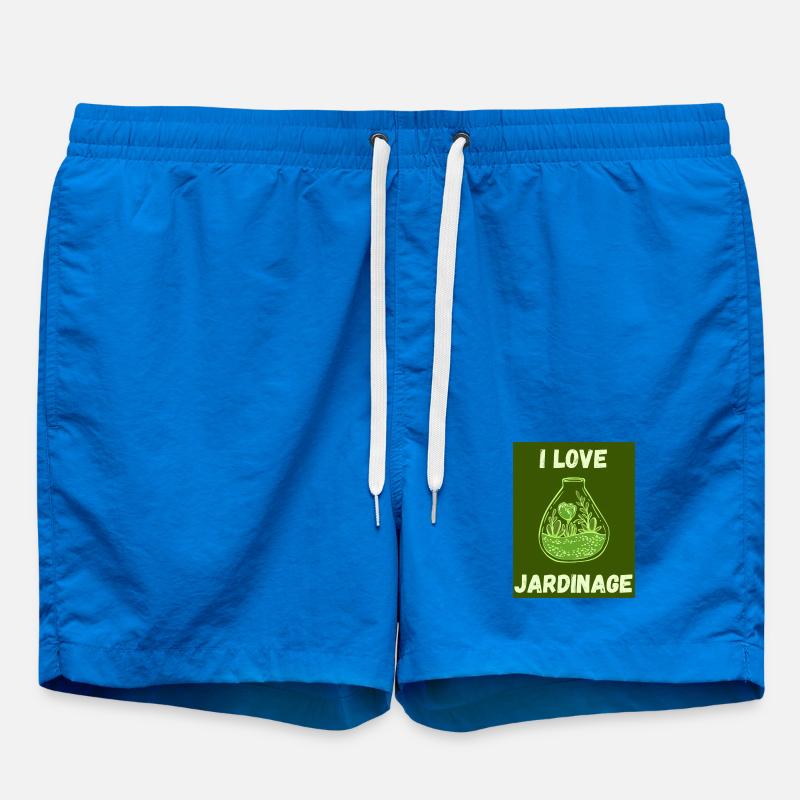 PRINTEMPS. JARDINAGE. RETRAITE. PRINTEMPS. JARDIN. - Short de bain - cobalt blue