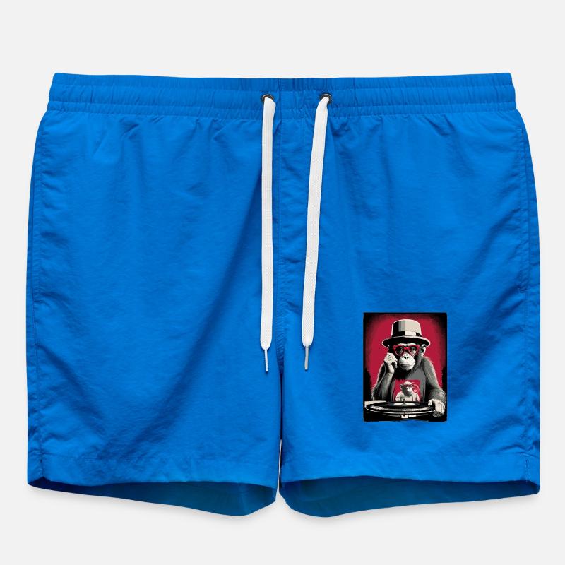 Monkey DJ - Swim Trunks - cobalt blue