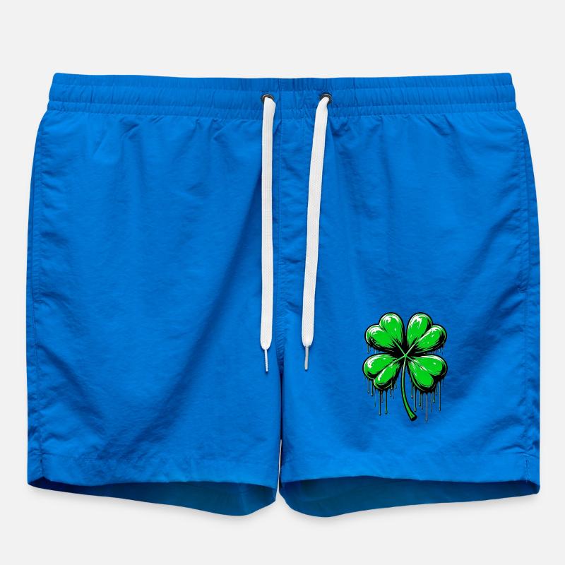 Four-leaf clover - Swim Trunks - cobalt blue