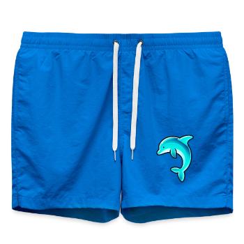 Dolphin - Swim Trunks - cobalt blue - Front