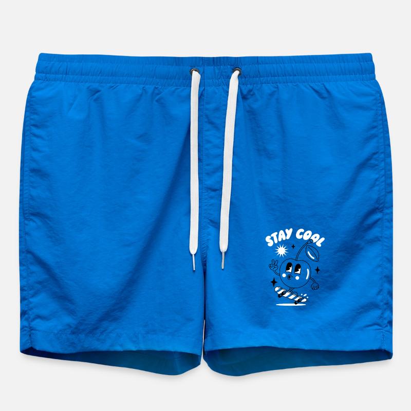 Restez cool Conception de sourire motivant - Short de bain - cobalt blue