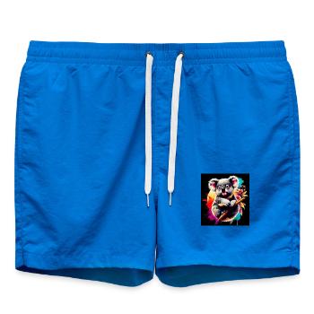 Koala - Badeshorts - Cobalt blue - Vorne - AI Model Male 185 light (185cm)