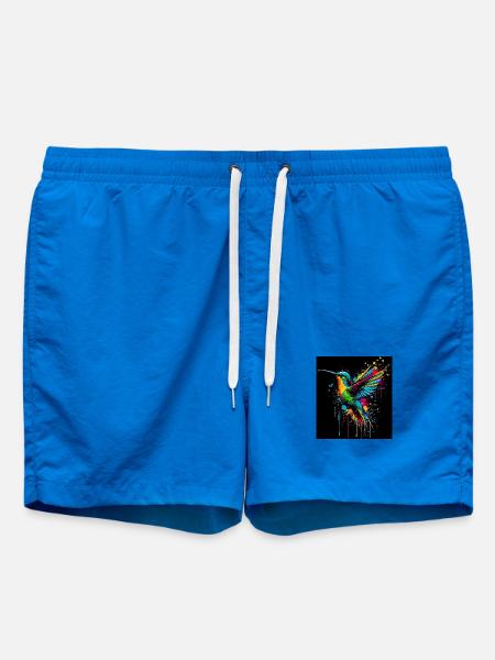 hummingbird - Swim Trunks - cobalt blue
