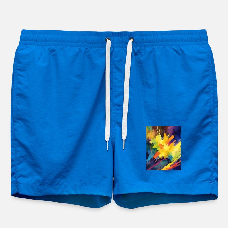 Explosion de couleurs Résumé - Short de bain - cobalt blue