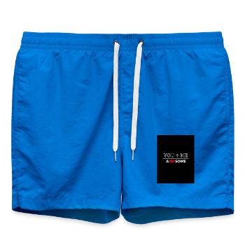 Du Plus Ich Großartig - Badeshorts - Cobalt blue - Vorne