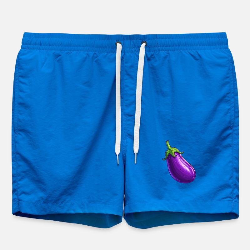 eggplant - Swim Trunks - cobalt blue