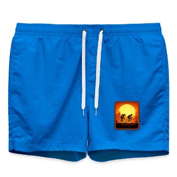 Coucher de Soleil des cyclistes - Short de bain - cobalt blue - Devant