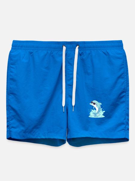 Delfin-Sommer-Pinkbrille - Badeshorts - Cobalt blue
