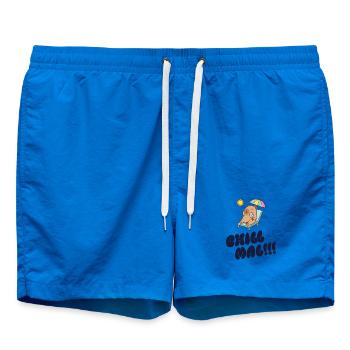 Un ours solaire sur la plage avec de la glace - Short de bain - cobalt blue - Devant
