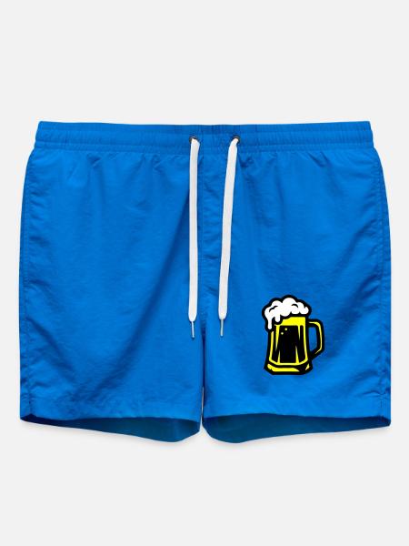 Beer Mug Beer Icon - Swim Trunks - cobalt blue