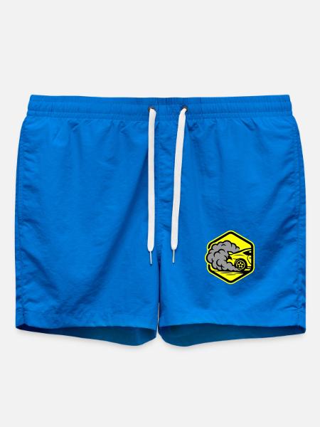 Automobile Icône Automobile Course - Short de bain - cobalt blue