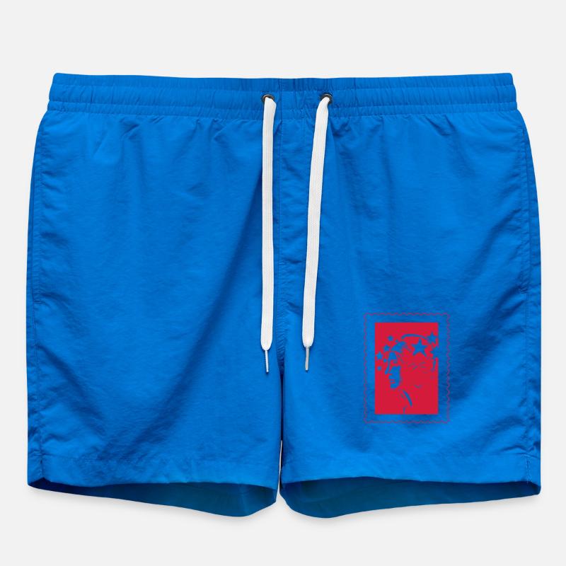 Already stamped (e) - Swim Trunks - cobalt blue