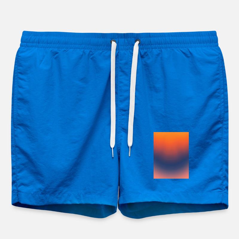 Midnight Ember Gradient - Swim Trunks - cobalt blue