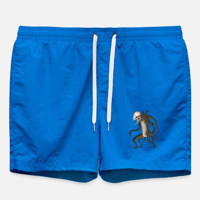 BUG #10 - dark hell - Swim Trunks - cobalt blue