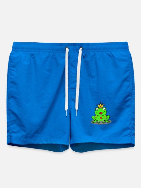 Royal frog with heart - Swim Trunks - cobalt blue