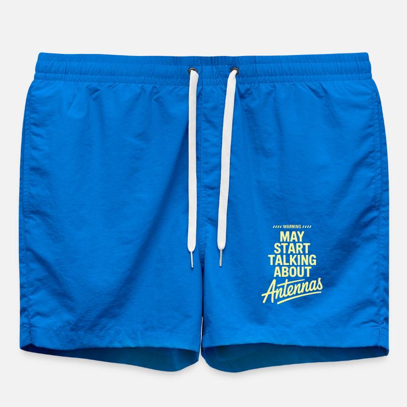 Antennas Talk Tee - Swim Trunks - cobalt blue