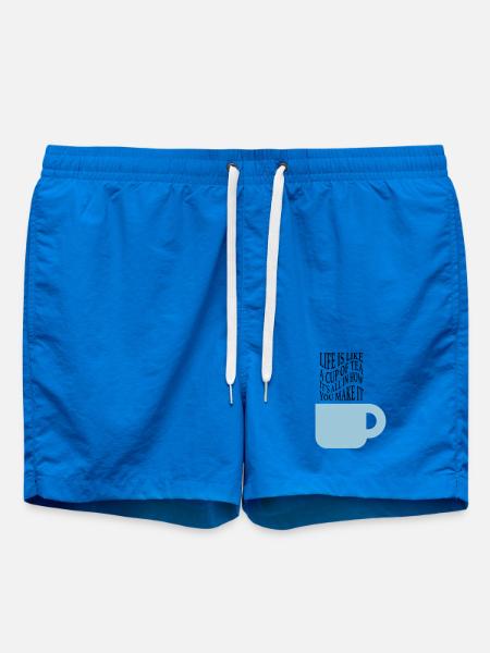 Life like tea - Swim Trunks - cobalt blue