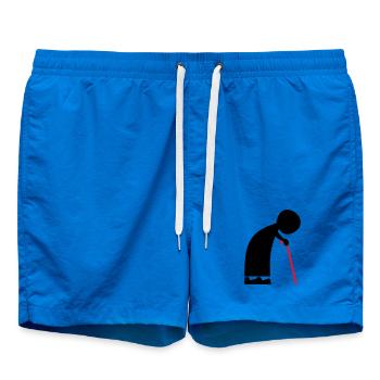 Rentner Humor, Alt aber stilvoll - Badeshorts - Cobalt blue - Vorne