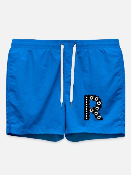 Buchstabe R - Badeshorts - Cobalt blue