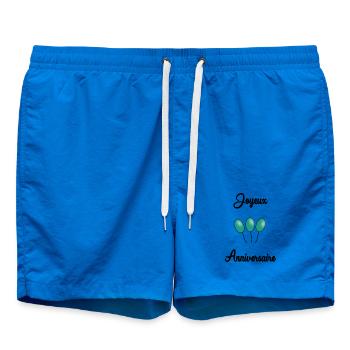 JOYEUX ANNIVERSAIRE. HAPPY BIRTHDAY. ANNIVERSAIRE. - Short de bain - cobalt blue - Devant