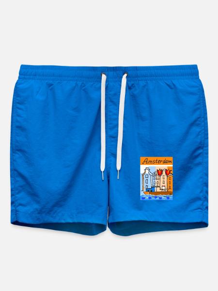 EG Tulpen I Amsterdam I Tulpenfest I Urlaub - Badeshorts - Cobalt blue
