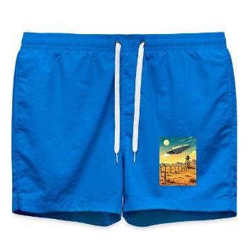 Area 51 – The forbidden desert base - Swim Trunks - cobalt blue - Front