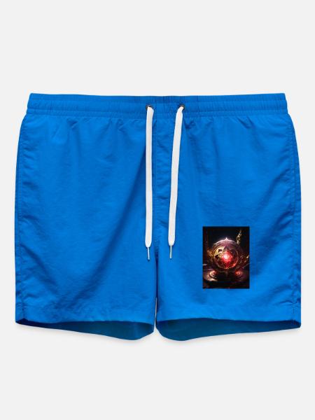Wurzelchakra – Muladhara: Feuer der Erde - Badeshorts - Cobalt blue