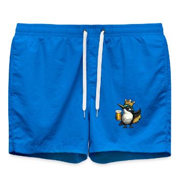 Colibri Oiseau Roi de la Bière - Short de bain - cobalt blue - Devant - AI Model Male 185 light (185cm)