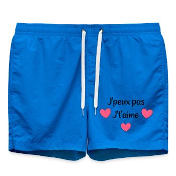 Saint-Valentin cœur rose, st.valentin - Short de bain - cobalt blue - Devant