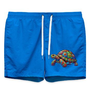 Turtle - Swim Trunks - cobalt blue - Front