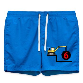 Excavatrice - Short de bain - cobalt blue - Devant