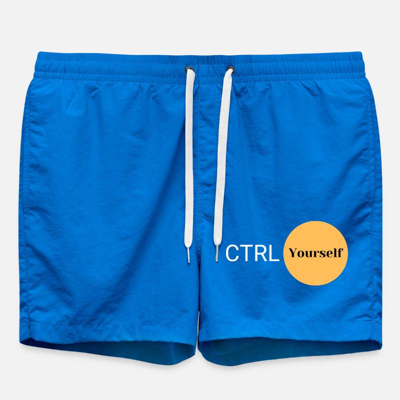 CTRL Yourself - Swim Trunks - cobalt blue