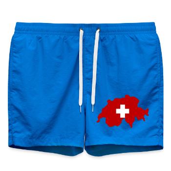 Drapeau suisse Symbole du pays - Short de bain - cobalt blue - Devant