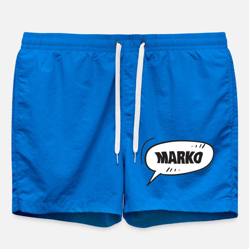 First name Marko - Swim Trunks - cobalt blue