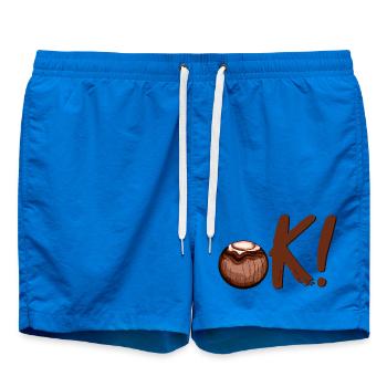 OK Sommer Kokosnuss - Badeshorts - Cobalt blue - Vorne - AI Model Male 185 light (185cm)