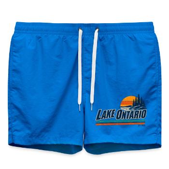 Lake Ontario EST 1656 Retro - Badeshorts - Cobalt blue - Vorne - AI Model Male 185 light (185cm)