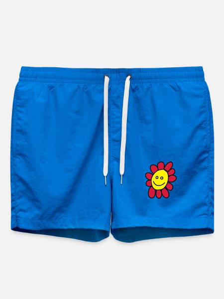 I am a flower - Swim Trunks - cobalt blue