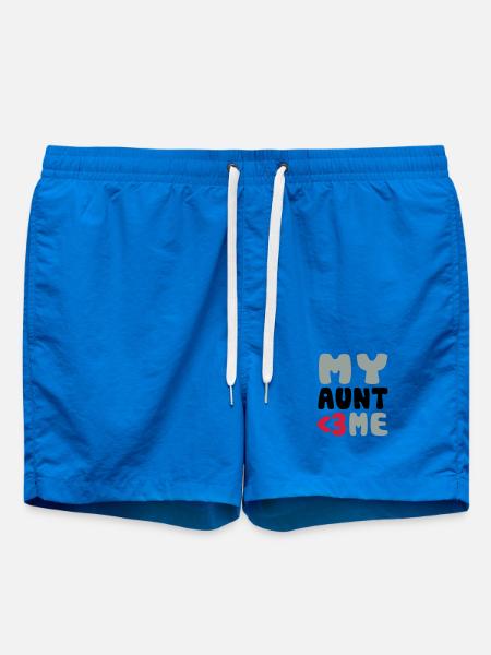 My aunt loves me - Swim Trunks - cobalt blue