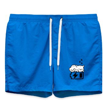 Sleepy Kitty (Farbe veränderbar - 3 Farben) - Badeshorts - Cobalt blue - Vorne